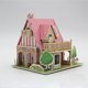 thumbnail image 3 of Vogacara Juguete de montaje 3D para niños, casa de montaje de papel, modelo para niños, juguete educativo DIY para edades tempranas, tipo 1 Juguetes Educativos No.01, 3 of 6
