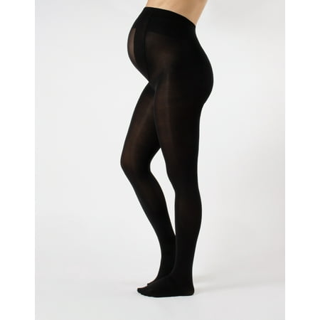 

Calzitaly - Opaque Maternity Pantyhose - Pregnancy Tights for Women - 100 DEN Italian Hosiery (L Black)