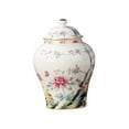 thumbnail image 3 of Ceramic Tea Storage Jar Ginger Jar Decorative Handicraft Multi Purpose Wear Resistant for Tea, Coffee, Sugar, Spice, Nuts with D, 3 of 8