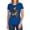 Royal, variant on Justice League Movie The Flash Women's T Shirt, Navy, Small