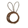 thumbnail image 4 of 23.6" Easter Bunny Wreath,Easter DIY Wreath Rabbit Rattan Circle,Foldable Rattan Rabbit Pendant,Rattan Bunny Wall Hanging Ornament,Easter Decoration, 4 of 7