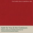 thumbnail image 6 of Textured Solid Imperial Red Chaise Lounge Cushion, 6 of 8