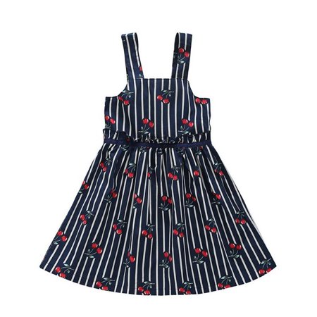 

Forzero Summer Girls Sapphire Blue Cherry Dress Plus Size 90