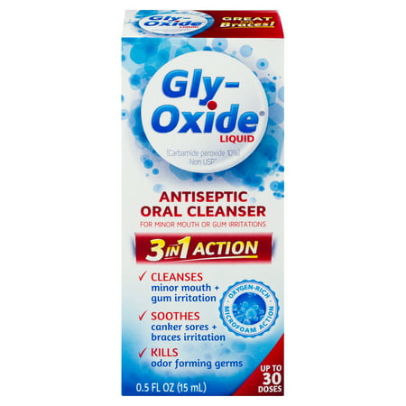 Gly-Oxide Liquid Antiseptic Oral Cleanser, 0.5 FL (Best Over The Counter Thrush Treatment)