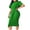 Green, variant on Brilliant Formal Dresses for Women Midi Women Color Round Neck Temperament Commuting To Work Dress Green XXXL