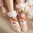 thumbnail image 6 of Women's Non Slip Animal Slipper Socks, Fleece Lined Thick Warm Winter Floor Socks, Cozy Home Lounging Socks, Snow Socks, 6 of 6