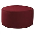 thumbnail image 5 of Stretch Ottoman Cover Storage Stool Furniture Protector slipcover Large Size - Red, 5 of 6