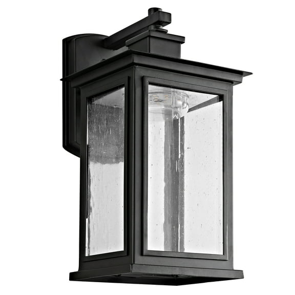 SAFAVIEH Taylen Electric Outdoor Wall Lantern, Black