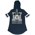 thumbnail image 3 of Disney Mickey Mouse House Of Mouse University Women's Hooded Football Shirt-XLarge, 3 of 4
