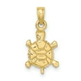 thumbnail image 4 of 10K 3-D Polished Land Turtle Charm, 4 of 4