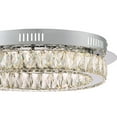 thumbnail image 4 of Quoizel PCEM1619C Platinum Collection Embrace Flush Mount in Polished Chrome, 4 of 6