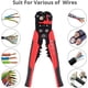 thumbnail image 2 of Juego de herramientas de engarce, pelacables de 0,5 a 6,0 mm, engarce de 0,2 a 6 mm con 500 conectores aislados, incluye terminales macho, hembra, de pala, de bala, de anillo y de empalme a, 2 of 8