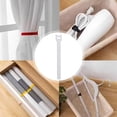 thumbnail image 4 of 1 Pack Reusable Cable Ties 7.87 Inch,Adjustable Multi-Color Cord Ties and Cable Straps for Wire Management,Hook and Loop Cord Organizer for Electronics, Desk,Strong Grip Zip Tie Alternative(White), 4 of 5
