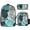 Color, variant on Teal Paisley Maroon Floral Pattern 3Set Bags for TeenCasual Women Backpack Bookbag for Student