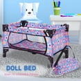 thumbnail image 4 of Dolls To Play 4-in-1 Baby Doll Nursery Playset, 4 of 8