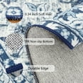 thumbnail image 3 of Lochas Soft Round Area Rug Vintage Circle Rug Carpet for Living Room Bedroom Nursery Bathroom Kitchen,4Ft,Blue, 3 of 7