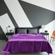 thumbnail image 4 of Ropa de cama de seda lujosa, color sólido, sábanas lavables, 270x246cm, Amigable Facilidad, 4 of 7
