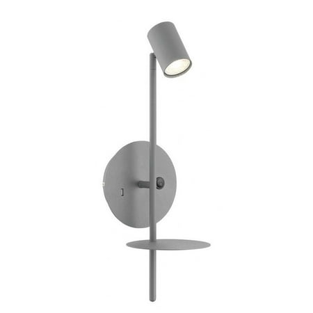 

LS-16810GREY-Lite Source-Duncan - 7W 1 LED Wall Sconce-18.25 Inches Tall and 5.5 Inches Wide-Grey Finish