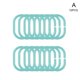thumbnail image 5 of Paquete de 12 ganchos de silicona para cortina de ducha - Forma de C, flexibles y fáciles de instalar - Artículos esenciales para el baño (azul, rosa, verde, blanco, rojo, caqui, negro), 5 of 5