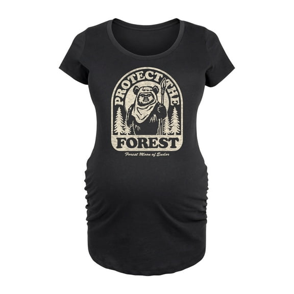 Star Wars - Ewok Protect The Forest - Maternity Scoop Neck Tee