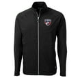 thumbnail image 2 of Men's-Cutter & Buck  Black FC Dallas Adapt Eco Knit Hybrid Recycled Full-Zip Jacket, 2 of 3
