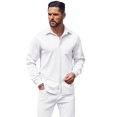 thumbnail image 2 of COOFANDY Men's Wrinkle Free Dress Shirt Slim Fit Lightweight Long Sleeve Button Down Shirt, 2 of 9