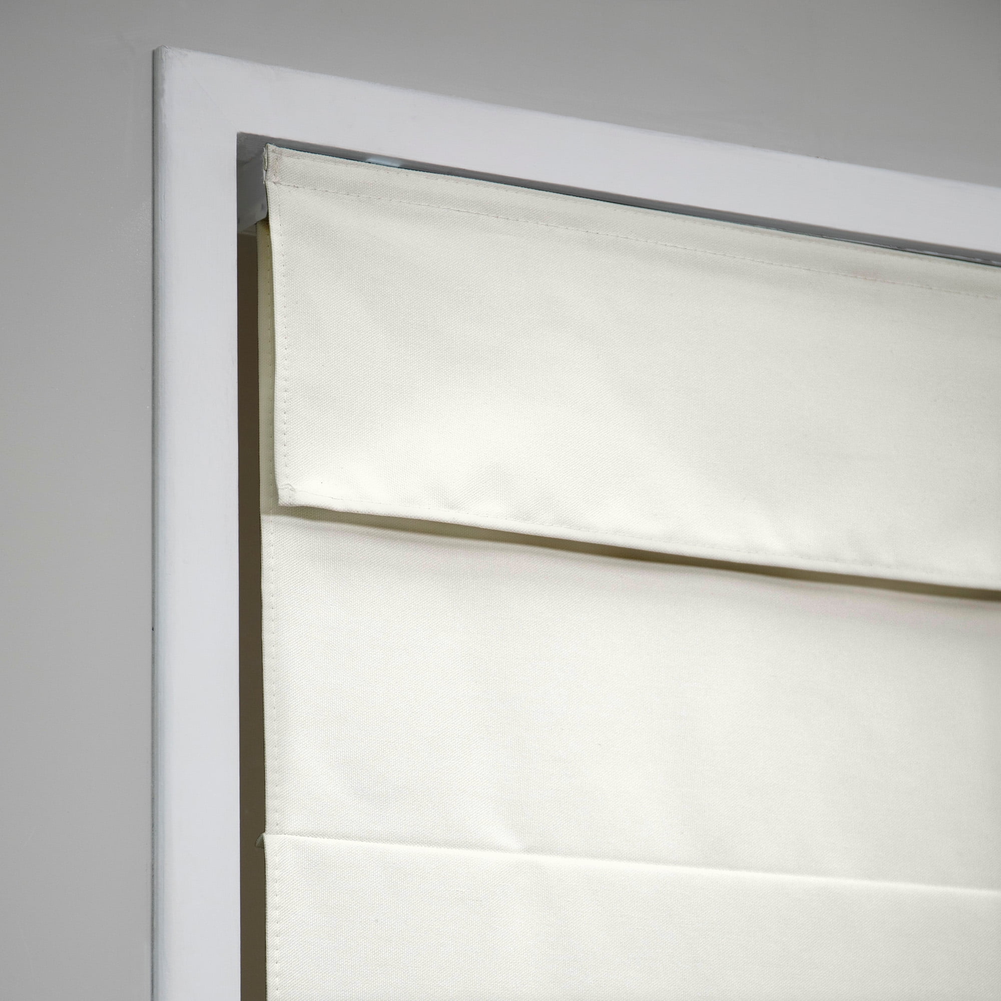 Regal Living Classic Cordless Room Darkening Roman Shade, Cream, 31W x 64L