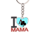 thumbnail image 1 of Happy Sun Club a poker El soporte del llavero de metal del llavero ama a mamá, 1 of 3