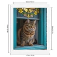 thumbnail image 2 of Paint By Numbers Kit for Adults Beginner - Cat Window Stained Glass Flowers DIY Canvas Painting Kits for Adults, Frameless Paint By Number for Adults for Home Wall Decor 16x20 Inch, 2 of 7