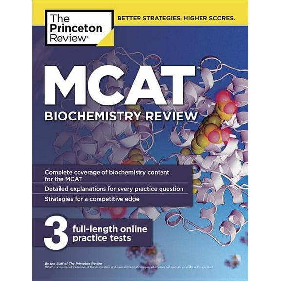 Graduate School Test Preparation: MCAT Biochemistry Review (Paperback)
