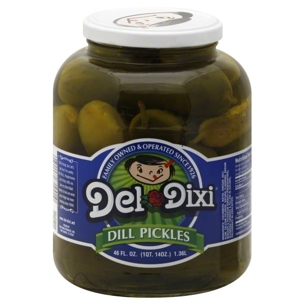 DelDixi Dill Pickles, 46 fl oz