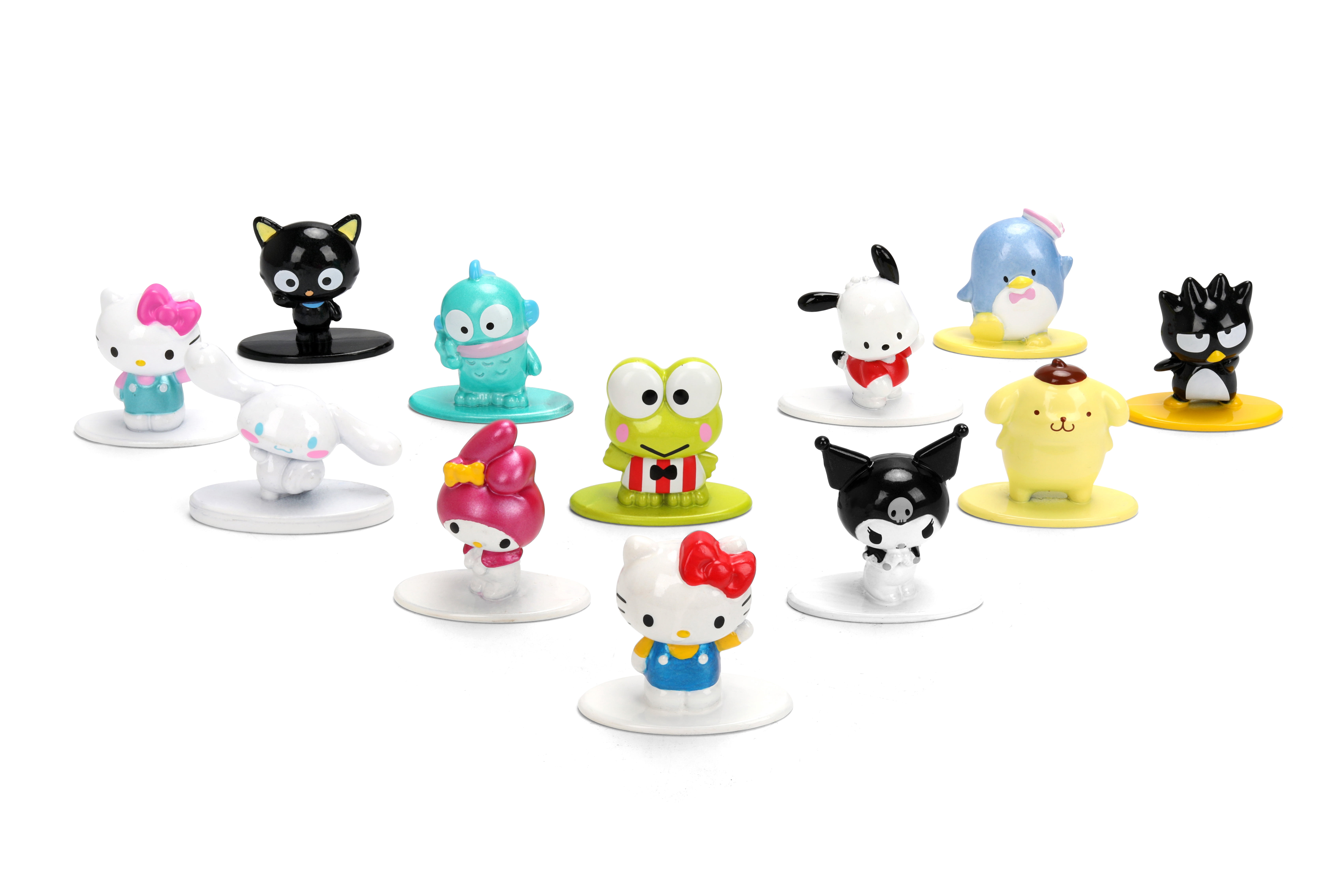 Hello Kitty, Sanrio Nano Metalfigs 12-Pack, Mini Metal Figures