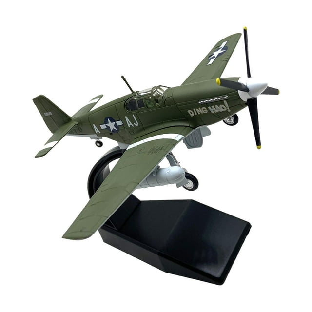 1:72 P51B Cadeau de Décoration de Bureau de Collection de Modèle de Combattant Moulé sous Pression pour