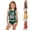 Black, variant on Girls' Tankini Set USA 250 Years Flag Print Two Piece Swimwear for Beach Bathing Suit 4-16Y