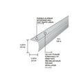 thumbnail image 3 of M-D Building Products 78105 1-1/8 In. X 1-1/8 In. X 72 In. Silver Aluminum Stair Edging w/ Screw Nails, 3 of 8