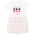 thumbnail image 3 of Inktastic Life's Better in a Tutu Ks Girls Toddler Dress, 3 of 5