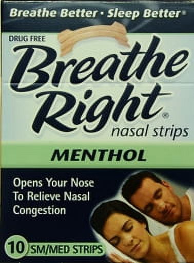 Prorhinel Menthol Nasal Strips x10 - Immediate Relief Con