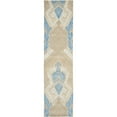 thumbnail image 5 of SAFAVIEH Wyndham Donella Geometric Wool Area Rug, Blue/Ivory, 7' x 7' Square, 5 of 10