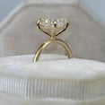 thumbnail image 4 of 14K Yellow Gold Vermeil Radiant Cut Engagement Ring Solitaire Ring Moissanite Diamond Ring Best Customize Proposal Gift, 4 of 4