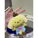 thumbnail image 1 of Llavero lindo promocional de los juguetes de peluche de los mosquetones de los llaveros del animado 3d de la historieta de Hello Kitty, 1 of 4