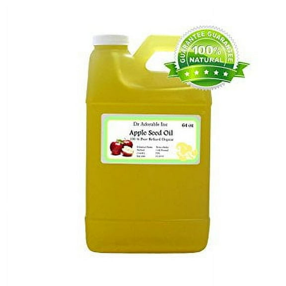 Dr Adorable - 64 oz - Apple Seed Oil - 100% Pure Organic Cold Pressed Natural Hair Skin