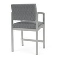 thumbnail image 5 of Lesro Lenox Steel Fabric Hip Waiting Room Guest Chair in Silver/Adler Gray Flannel, 5 of 5