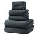 thumbnail image 1 of Juego de toallas de 8 piezas: 2 toallas de baño, 2 toallas de mano y 2 toallitas de 600 g/m², de calidad hotelera, para baño, playa, gimnasio, etc., 1 of 1