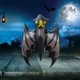 thumbnail image 4 of 95cm Inflatable Black Bat Hanging Bat Halloween Holiday Party Bar Pub Props, 4 of 5