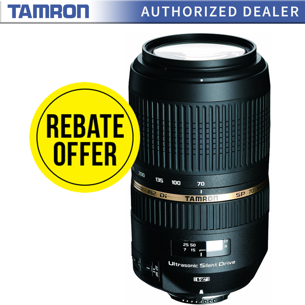 Tamron A005, 70 mm to 300 mm, f/5.6, Telephoto Zoom Lens for Canon EF/EF-S - image 3 of 3