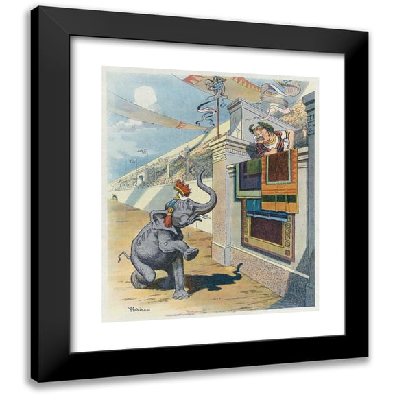 Ralph Everett Wilder 12x14 Black Modern Framed Museum Art Print Titled - Hail, Caesar! We Who Are About to Die Salute Thee! (1912)