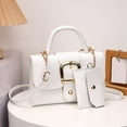 thumbnail image 4 of Stylago Mini Satchel Purses with Pouch Womens Fashion Leather Crossbody Shoulder Bags Ladies Shopping Phone Tote Bag White, 4 of 6