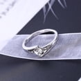 thumbnail image 3 of Sencillo y exquisito anillo de pareja de aleación Elegante anillo de dedo de configuración de dia Romacci Anillo, 3 of 6