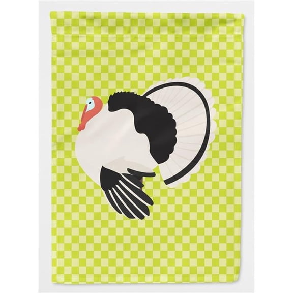 Carolines Treasures BB7814GF Royal Palm Turkey Green Flag Garden Size