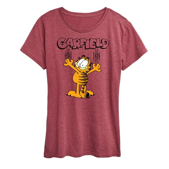 Garfield - Cat Scratches - Women's Short Sleeve Graphic T-Shirt